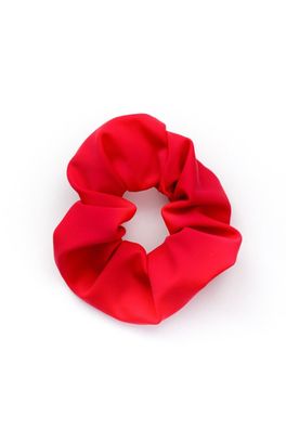 Haargummi Rot matt elastisch breit Scrunchie Zopfband Haarband Armband