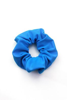 Haargummi Türkis matt elastisch breit Scrunchie Zopfband Haarband Armband