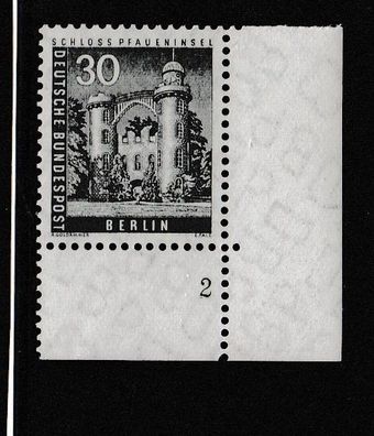 Berlin 1956 MiNr. 148w Ecke 4 FNr. 2 postfrisch