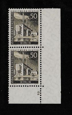 Berlin 1956 MiNr. 150w Ecke 4 FNr. 2 postfrisch
