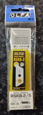 Olfa Ersatzklingen für Cuttermesser RSKB-2 1 VPE = 5 Stück