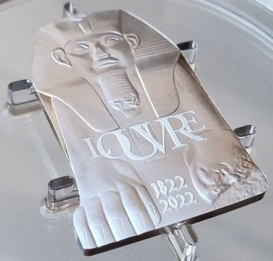 Frankreich 10 Euro Silber Louvre Museum - Französische Exzellenz 2022 Polierte Platte
