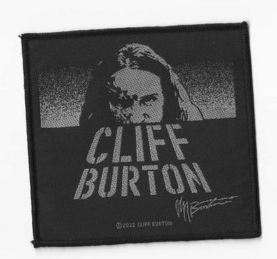 Metallica Cliff Burton Dawn of Cliff gewebter Aufnäher / woven Patch