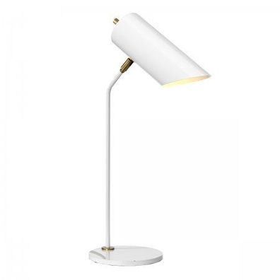 Elstead Lighting Quinto 1-Light Tischleuchte Weiss E27