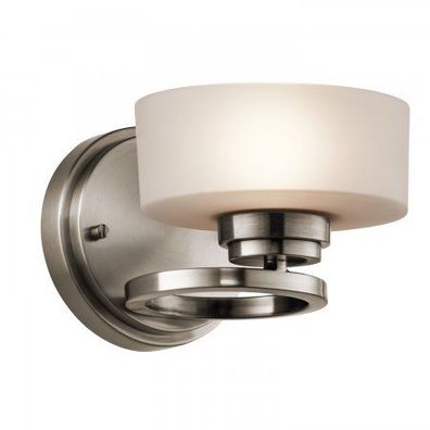 Elstead Lighting Aleeka 1-Light Wandleuchte 1-flammig G9 Silbergrau