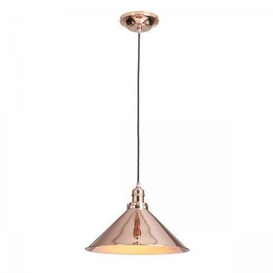 Elstead Lighting Provence 1-Light Pendelleuchte Kupfer 1-flammig E27