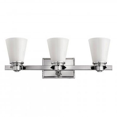 Elstead Lighting Avon 3-Light Wandleuchte 3-flammig Chrom poliert IP44 G9 3000K