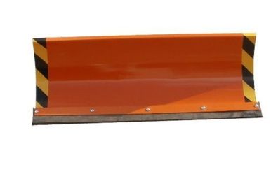 Universal Schneeschild für Einachser / Rasentraktor Reflektoren Orange 175x40 cm