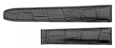 Minott Uhrenarmband | Leder schwarz Louisiana Print passend zu Cartier20653