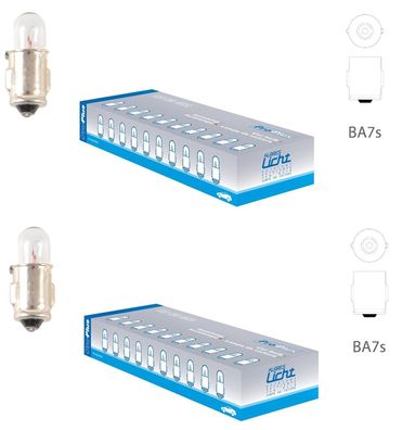 20 x Glühbirne Instrumentenbeleuchtung BA7s Tachobeleuchtung Fassung 12V Lampe