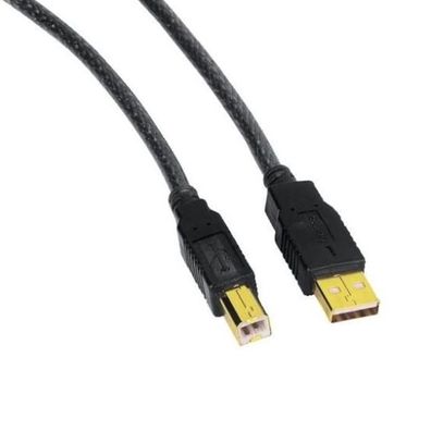 Hama USBKabel 5m Vergoldete Stecker USBA zu USBB für PC Notebook