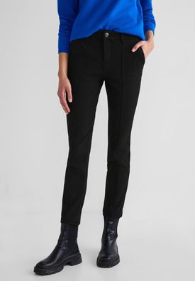 Street One - Casual Fit Chinohose in Black