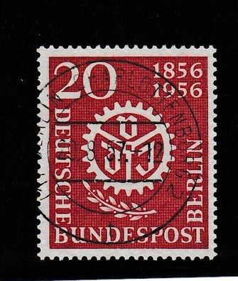 Berlin 1956 MiNr. 139 Rund-Vollstempel Berlin-Charlottenburg