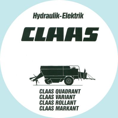 Reparatur Handbuch Hydraulik Elektrik Claas Qader Pressen Quadrant Variant Rollant