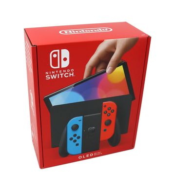 Nintendo Switch OLED-Modell - 64GB - neon-blau/ neon-rot