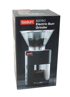 Bodum Bistro Elektrische Kaffeemühle Kegelmahlwerk Schwarz