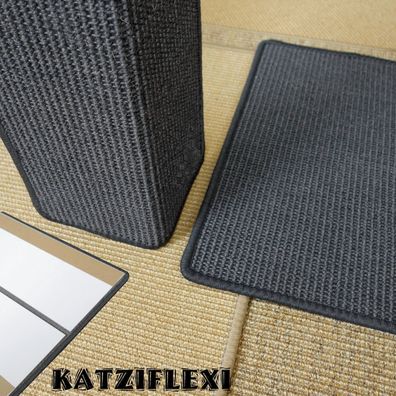 Katziflexi genial flexibles Kratzbrett aus Sisal / HDF klappbar selbstklebend