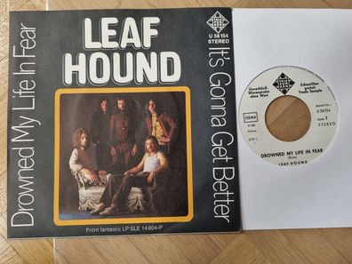 Leaf Hound - Drowned my life in fear 7'' Vinyl Germany PROMO