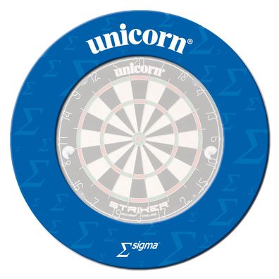 Unicorn Professional Dartboard Surround - Sigma Blau | Dartboard Schutz