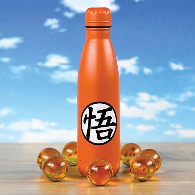 Original Dragon Ball Z Trinkflasche Goku Kanji Flasche Wasserflasche