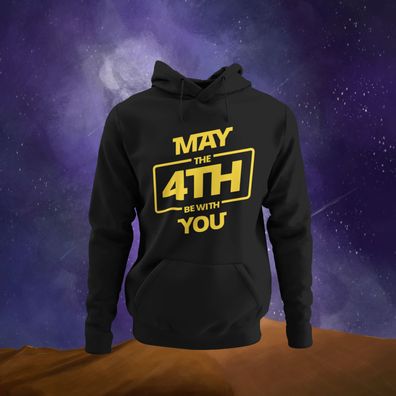 MAY THE 4TH BE WITH YOU Unisex Hoodie für Star Wars Fans