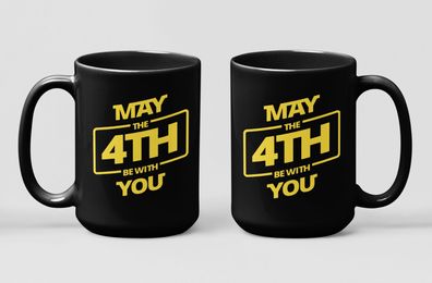 Kaffeetasse May the 4th be with YOU für Star Wars Fans Mug