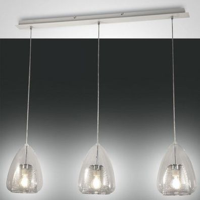 Fabas Luce 3673-48-241 Pendelleuchte Britton 3-flammig transparent