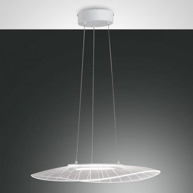 FABAS LUCE No. 3625-40-102 LED-Pendelleuchte Vela 59x43cm Weiss