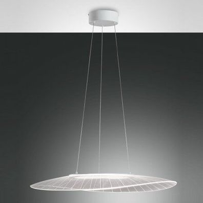 FABAS LUCE No. 3625-45-102 LED-Pendelleuchte Vela 78x55cm Weiss