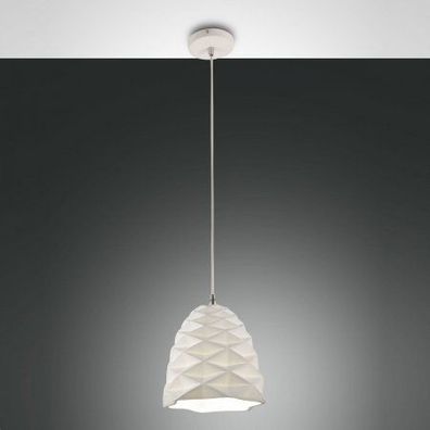 Fabas Luce 3533-40-102 Pendelleuchte Duchessa 20cm Keramik weiss