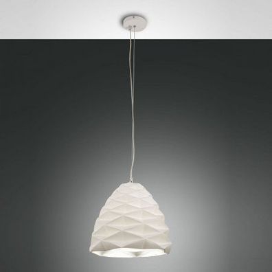 Fabas Luce 3533-45-102 Pendelleuchte Duchessa 30cm Keramik weiss