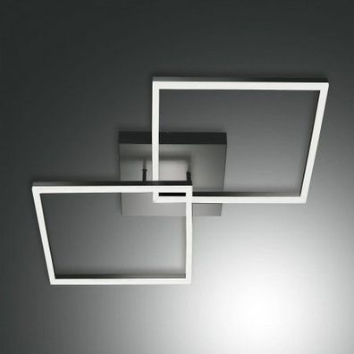 Fabas Luce 3394-66-282 LED Deckenleuchte Bard 65x65cm 4000K anthrazit