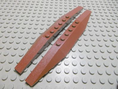 Lego 2 Keilsteine Schrägsteine neubraun 2x16 30382