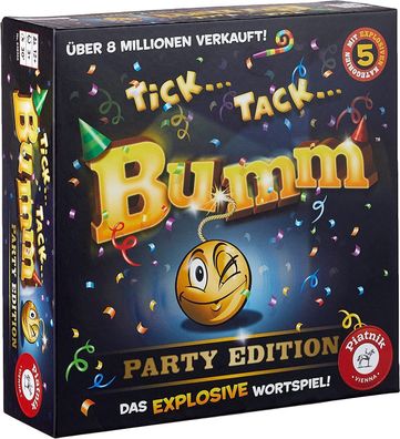 Piatnik 648366 Tick Tack Bumm Party Edition Gesellschaftsspiel Partyspiel