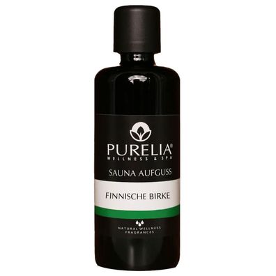 Purelia Saunaaufguss Konzentrat Finnische Birke 100 ml natürlicher Sauna-aufguss - r