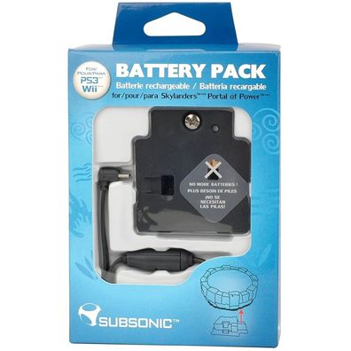 Akku Pack + USBLadegerät Batterie für Skylanders Portal of Power PS3 Wii WiiU