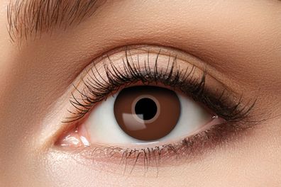 Brown Eye Kontaktlinsen. Braune Farblinsen.