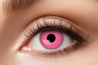Pink Manga Kontaktlinsen. Pinke Farblinsen.