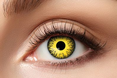 Sunflower Kontaktlinsen. Gelbe Motivlinsen.