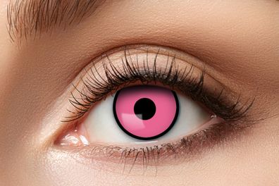Pink Manson Kontaktlinsen. Rosa Farblinsen.