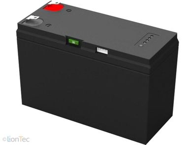 Li-Ionen-Batterie 12V (12,8) - 7,5 Ah + Ladeger.