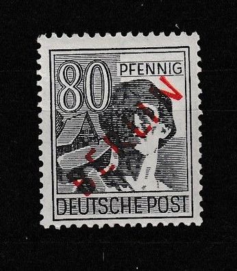 Berlin 1949 Freimarken roter Bdr. Aufdruck MiNr. 32 postfrisch gepr.