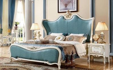 Bett 2x Nachttisch Luxus Betten Möbel 3tlg Holz Klassisches Schlafzimmer