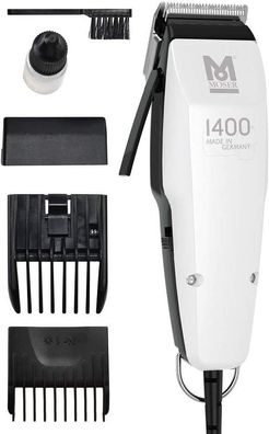 Moser 1400-0458 Haarschneider Haarschneidemaschine Edition 1400 Netzbetrieb Weiß