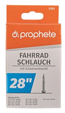 Prophete 0192 Fahrradschlauch 27"/28" (28/40-622/630) - Sclaverandventil
