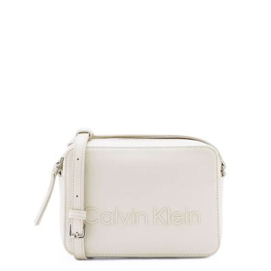 Calvin Klein - Umhängetasche - K60K610180-PC4 - Damen - Weiß