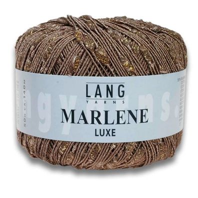 50g "Marlene Luxe"-fein und glänzend, durchbrochen mit zarten Noppen und Lurex