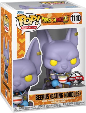 Dragon Ball Super - Beerus (Eating Noodles) 1110 Special Edition - Funko Pop! -