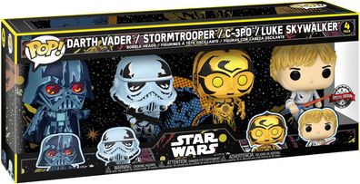 Star Wars - Darth Vader Stromtrooper C-3Po Luke Skywalker Special Edition - Funk