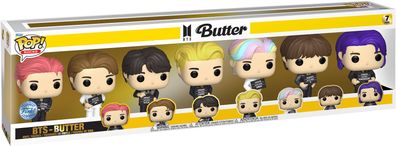 BTS Butter 7 Pack RM JM Suga J-Hope Jimm V Jung Kook Special Edition - Funko Pop